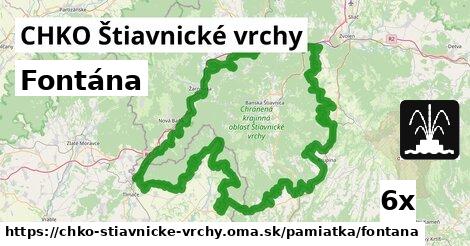 Fontána, CHKO Štiavnické vrchy