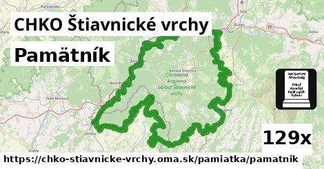 Pamätník, CHKO Štiavnické vrchy