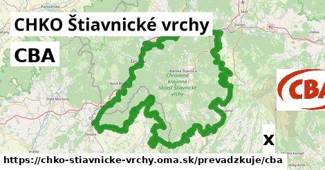 CBA, CHKO Štiavnické vrchy