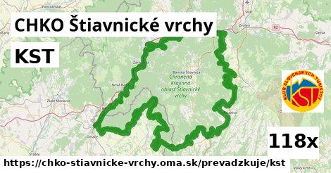 KST, CHKO Štiavnické vrchy