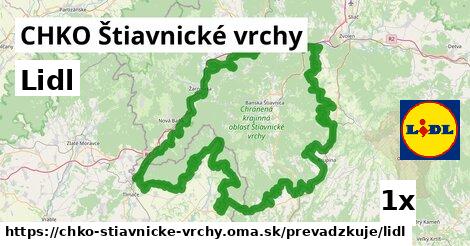 Lidl, CHKO Štiavnické vrchy