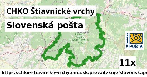 Slovenská pošta, CHKO Štiavnické vrchy