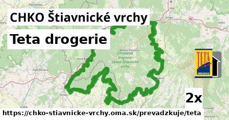 Teta drogerie, CHKO Štiavnické vrchy