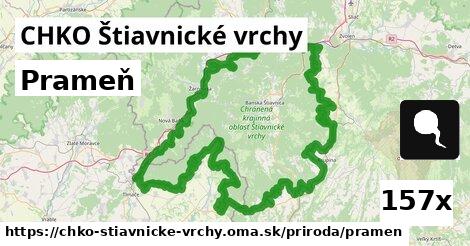 Prameň, CHKO Štiavnické vrchy