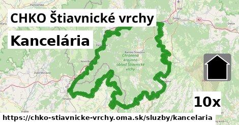 Kancelária, CHKO Štiavnické vrchy