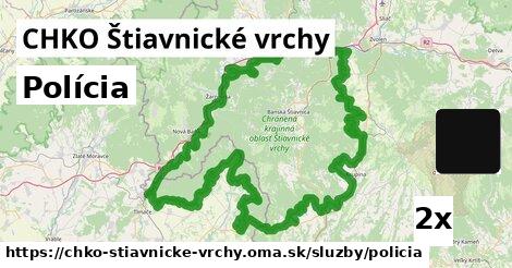 Polícia, CHKO Štiavnické vrchy