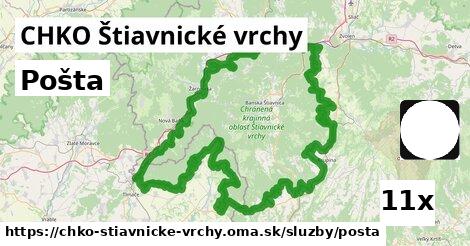 Pošta, CHKO Štiavnické vrchy