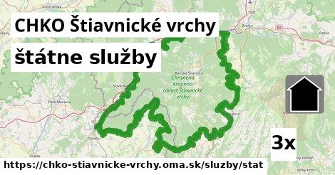 štátne služby, CHKO Štiavnické vrchy
