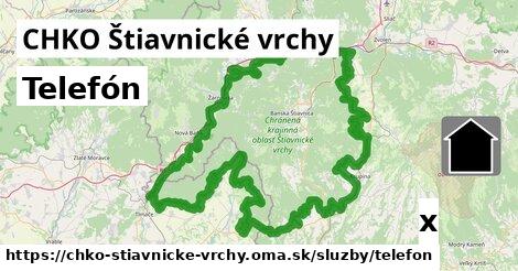 Telefón, CHKO Štiavnické vrchy