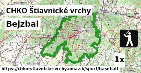 Bejzbal, CHKO Štiavnické vrchy