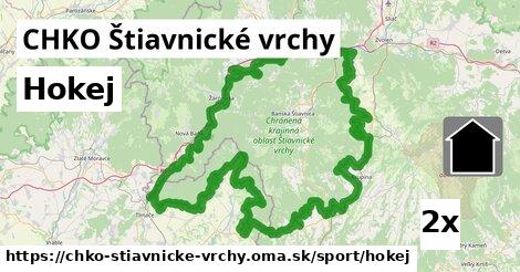 Hokej, CHKO Štiavnické vrchy