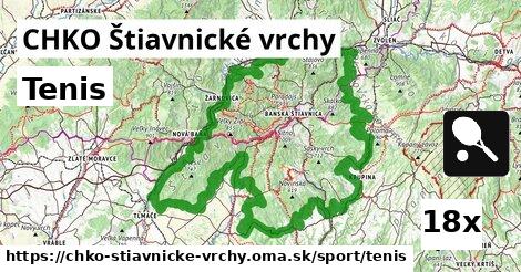 Tenis, CHKO Štiavnické vrchy