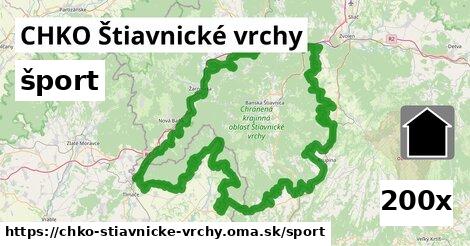 šport v CHKO Štiavnické vrchy