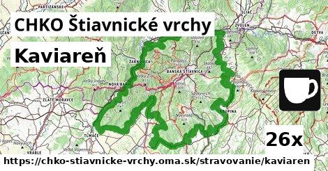 kaviareň v CHKO Štiavnické vrchy