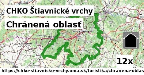 Chránená oblasť, CHKO Štiavnické vrchy