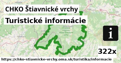 turistické informácie v CHKO Štiavnické vrchy