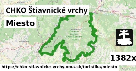 Miesto, CHKO Štiavnické vrchy