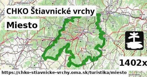 Miesto, CHKO Štiavnické vrchy