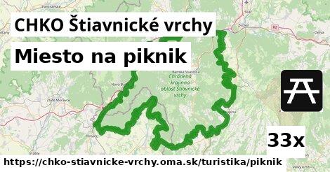Miesto na piknik, CHKO Štiavnické vrchy