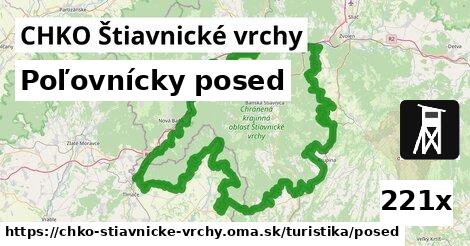 Poľovnícky posed, CHKO Štiavnické vrchy