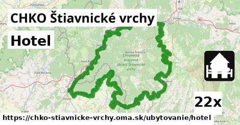 hotel v CHKO Štiavnické vrchy