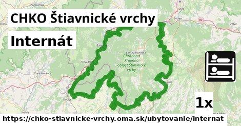 Internát, CHKO Štiavnické vrchy