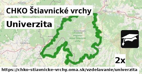 Univerzita, CHKO Štiavnické vrchy