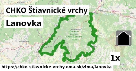 Lanovka, CHKO Štiavnické vrchy