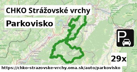 Parkovisko, CHKO Strážovské vrchy