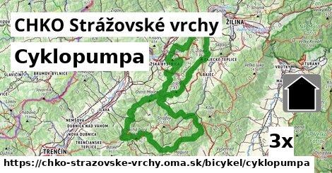Cyklopumpa, CHKO Strážovské vrchy