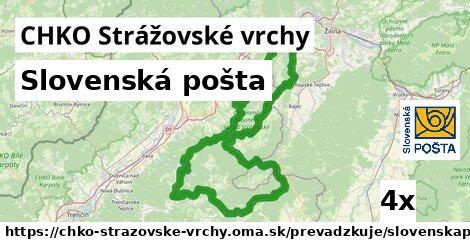 Slovenská pošta v CHKO Strážovské vrchy