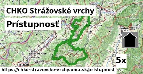 prístupnosť v CHKO Strážovské vrchy