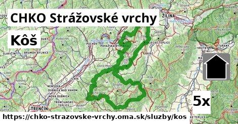 Kôš, CHKO Strážovské vrchy