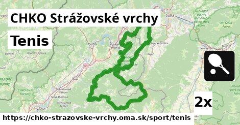 Tenis, CHKO Strážovské vrchy
