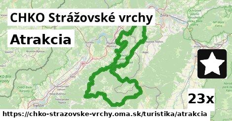 Atrakcia, CHKO Strážovské vrchy