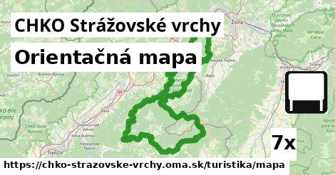 Orientačná mapa, CHKO Strážovské vrchy