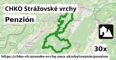 Penzión, CHKO Strážovské vrchy