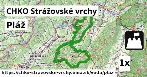 pláž v CHKO Strážovské vrchy