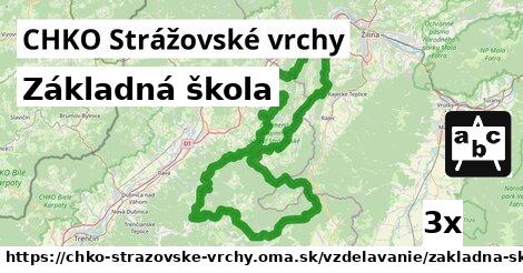 Základná škola, CHKO Strážovské vrchy