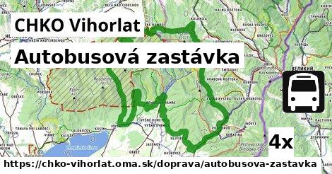 Autobusová zastávka, CHKO Vihorlat