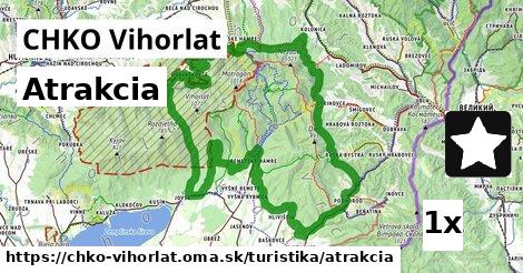 Atrakcia, CHKO Vihorlat