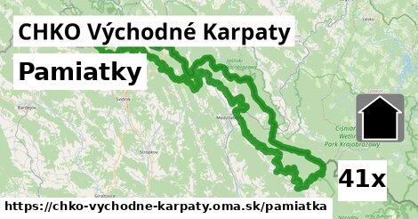 pamiatky v CHKO Východné Karpaty