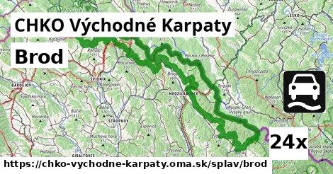 Brod, CHKO Východné Karpaty