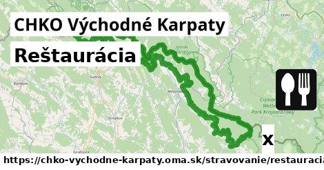 Reštaurácia, CHKO Východné Karpaty