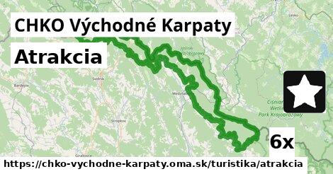 Atrakcia, CHKO Východné Karpaty