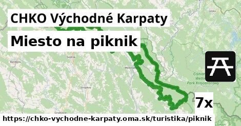 Miesto na piknik, CHKO Východné Karpaty