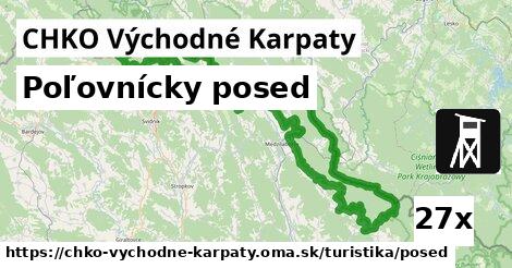 Poľovnícky posed, CHKO Východné Karpaty