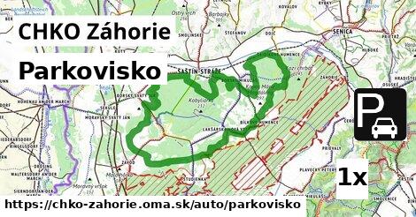 parkovisko v CHKO Záhorie