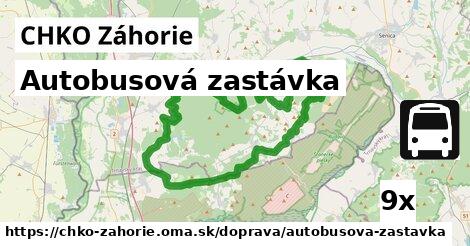 Autobusová zastávka, CHKO Záhorie