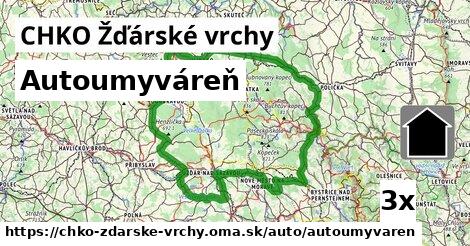 Autoumyváreň, CHKO Žďárské vrchy
